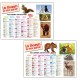 Calendrier illustré standard - Animaux