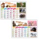 Calendrier illustré standard - Chat-Chien