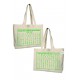 Grand Sac Shopping en coton biologique très épais - Marquage 2 face -