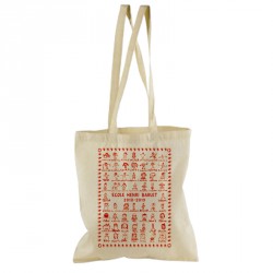 Tote bag avec dessins d'enfants