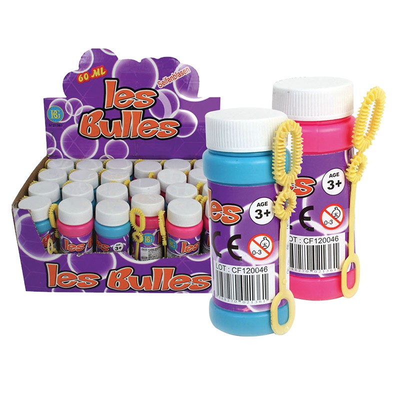 Lot de 4 tubes de bulles de savon : Chez Rentreediscount Loisirs