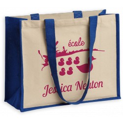 Sac en jute et coton