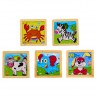 Jeu Bois Puzzle (lot de 12)