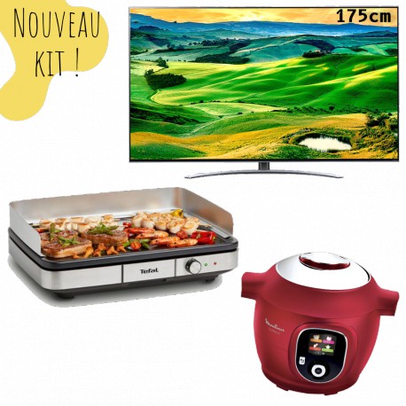 Kit 36 lots - Smart TV 70 pouces (version Maxi plancha XXL Tefal)