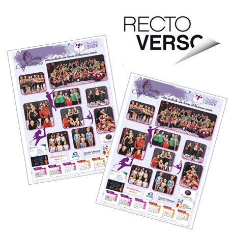 Calendrier express   Recto-verso   Sans bloc