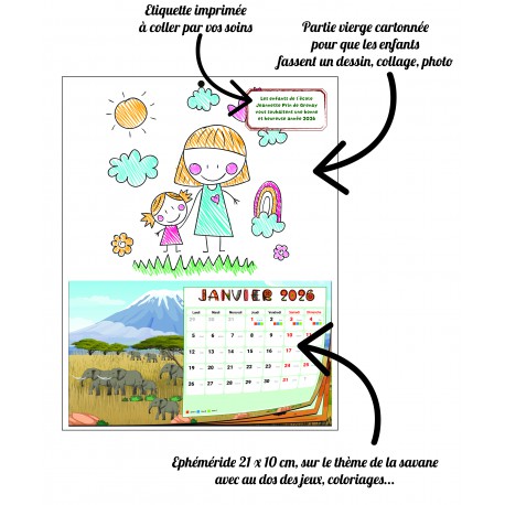 Calendrier à dessiner