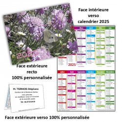 Calendrier de poche 100% perso