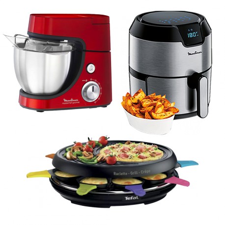 Kit 18 lots - Robot pétrin masterchef Moulinex (version Robot Multicuiseur Moulinex)