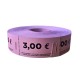 Tickets en rouleaux "3.00 €"