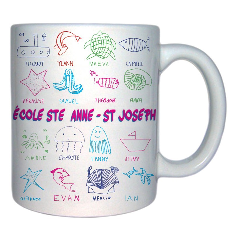  Mug  Dessins  Enfants Cadeau Personnalis  Ecole Cr ation 