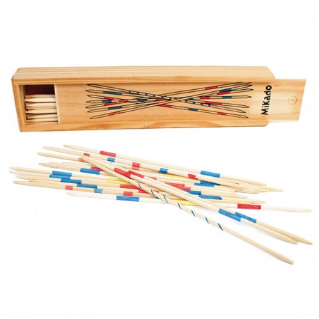 Jeu de mikado bois  (lot de 12)