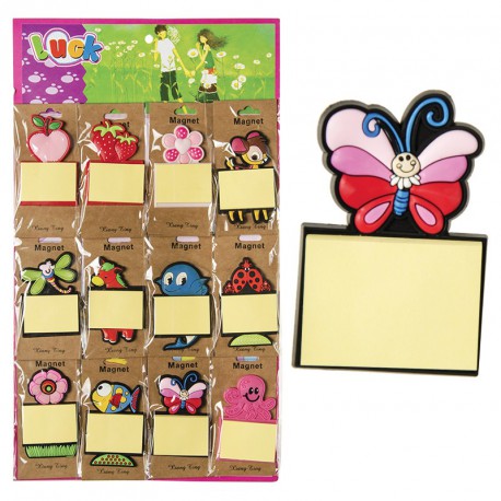 Sticky note + magnet  (lot de 12)