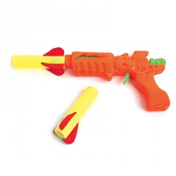 Pistolet + fusées  (lot de 12)