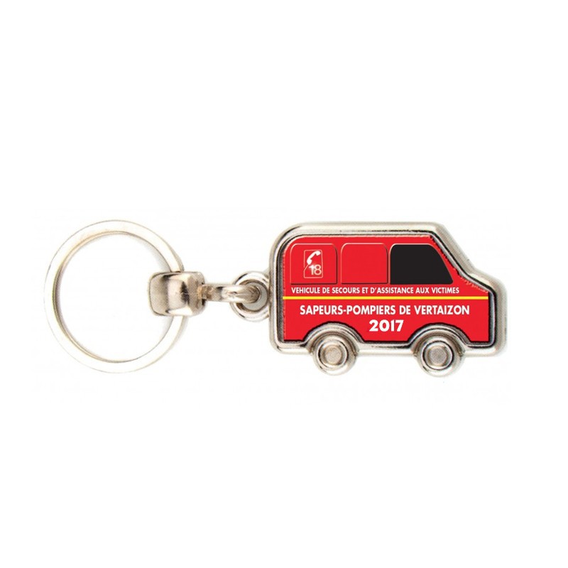 Porte Clés Personnalisés, Porte-clef Camion Pompier