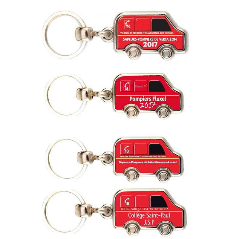 Porte clés pompier, cadeau pompier, porte-clés sapeur-pompier - Un grand  marché