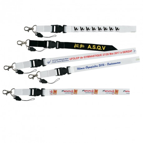 Tour de cou lanyard