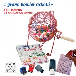 1 grand boulier acheté = 1 kit tampon validation offert