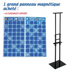 1 grand panneau magnétique acheté