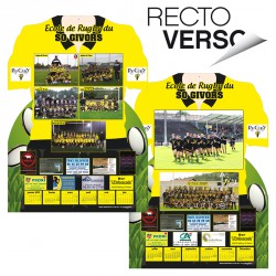CALENDRIER MAILLOT RECTO VERSO SANS BLOC - RUGBY