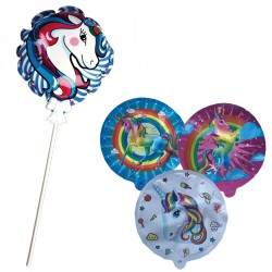 Ballon licorne autogonflant (lot de 12)