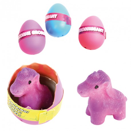 Œuf grossissant licorne (lot de 12)