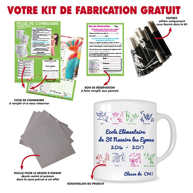 MUG DESSINS D'ENFANTS