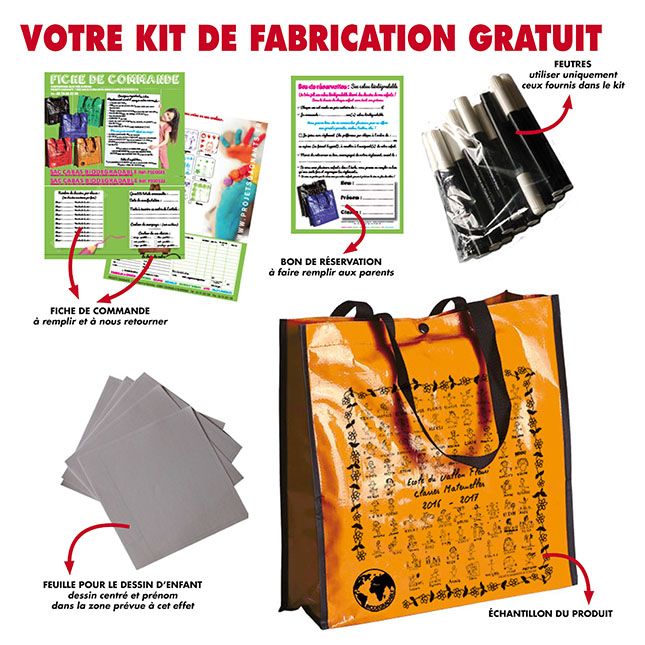 SAC CABAS BIODEGRADABLE