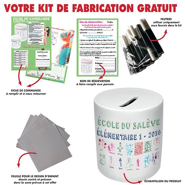 KIT FABRICATION TIRELIRE