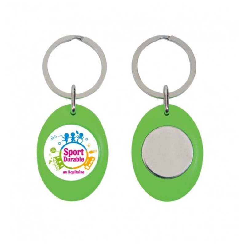 Porte-clés jeton fun personnalisé