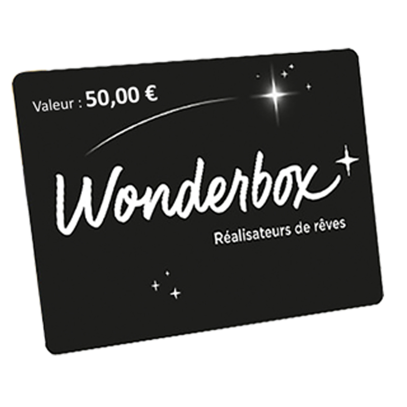 Carte Wonderbox valeur 50.00 €